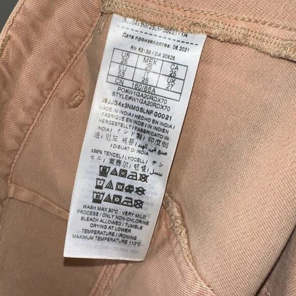 Guess Tan Cargo Jogger Pants Size 25 | Tencel Utility Zip Hem Street Style - Picture 5 of 7